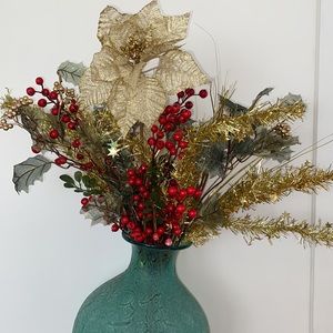 Faux Christmas florals